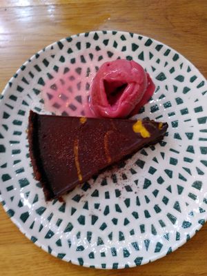 Chocolate and blood orange slice (September 2022) at ASK Italian in York