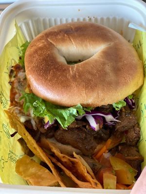 Bagel via food delivery at Sala - Hartamas in Kuala Lumpur