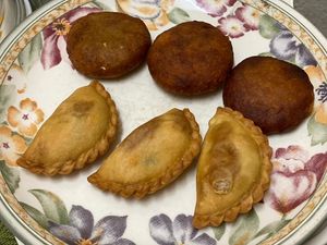 Curry Puffs RM 3.00
Cucur Badak (Vegan) RM 3.00
 (delivery) at Sala - Hartamas in Kuala Lumpur