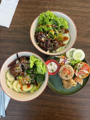 General Tso and Biryani (sample size) - very delicious! at Sala - Hartamas in Kuala Lumpur