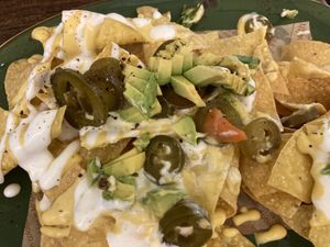 Nachos (avo instead of guac due to allergy, pico de gallo was on the side)  at Sala - Hartamas in Kuala Lumpur