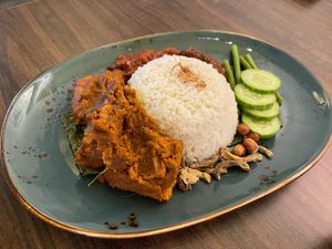 New addition since July 2025: Nasi Lemak Rendang Tempeh at Sala - Hartamas in Kuala Lumpur
