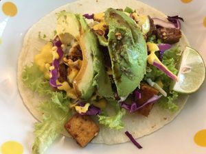 Asian spicy taco avocado slice  at Sala - Hartamas in Kuala Lumpur