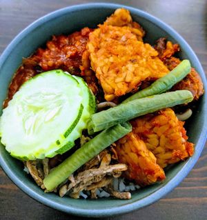 Nasi Lemak - the small bowl at Sala - Hartamas in Kuala Lumpur
