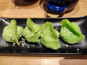 Vegan dumplings at Mama Liu and Sons in Vienna