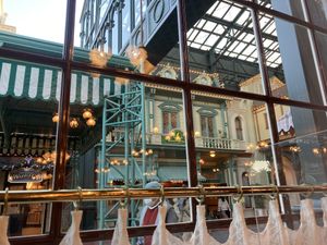 View from the window  at Disneyland - Eastside Cafe in Tokyo