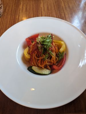 Pasta at Disneyland - Eastside Cafe in Tokyo