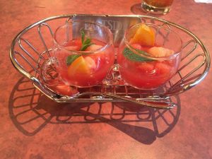 Dessert - agar jelly at Disneyland - Eastside Cafe in Tokyo