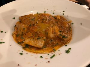 Pasta with mushrooms at Madre Terra in Rome