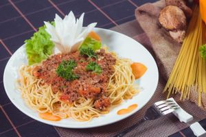 Spaghetti at Spring Lotus - Duong Sinh Chay in Hanoi