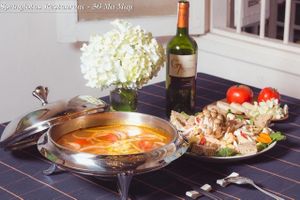 Thai hot pot at Spring Lotus - Duong Sinh Chay in Hanoi