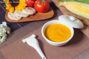 Pumpkin soup at Spring Lotus - Duong Sinh Chay in Hanoi