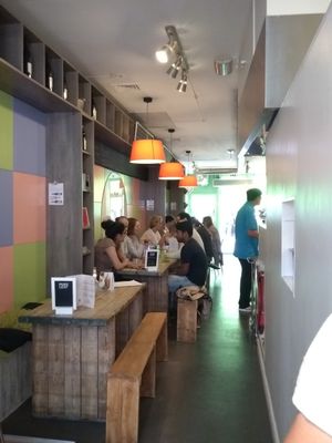 inside at Anna's Lunchroom in Utrecht