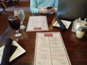 Table at Mama Rose in Estes Park