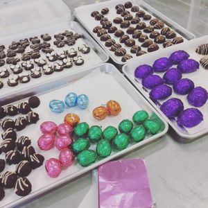 chocolates, coconut, salted caramel, peanut butter, marshmallow  at Aziz Fruitstand  in Leamington