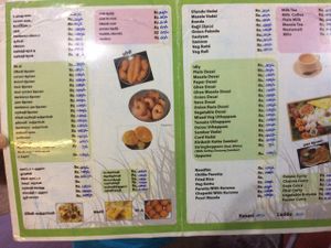 menu 2 at Sri Kishna Cafe  in Batticaloa