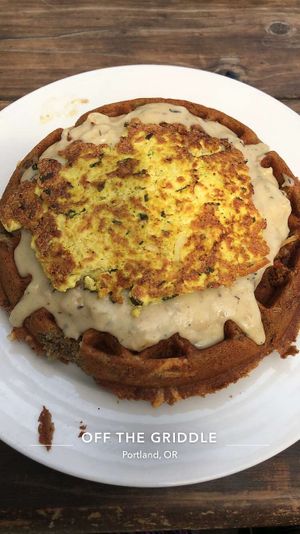 Feast Waffle at Off The Griddle - Southeast in Portland