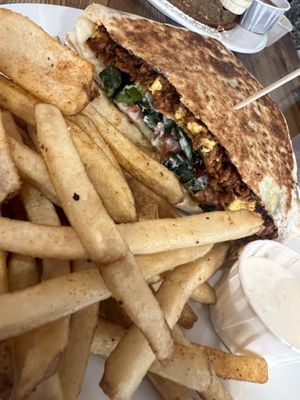 Crunchwrap  at Off The Griddle - Southeast in Portland