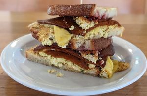 Rise N' Grind Sandwich at Off The Griddle - Southeast in Portland