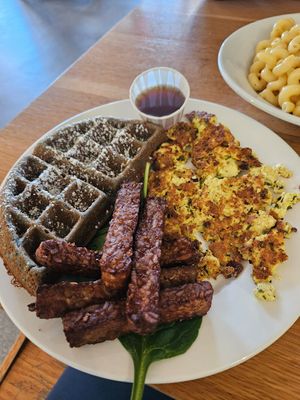 The Awesome plate with Tofu scramble at Off The Griddle - Southeast in Portland