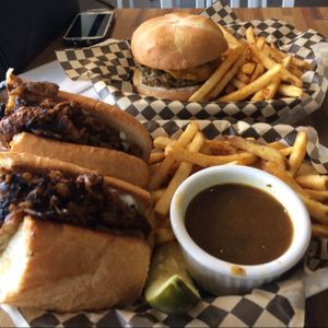 vegan French dip at Off The Griddle - Southeast in Portland