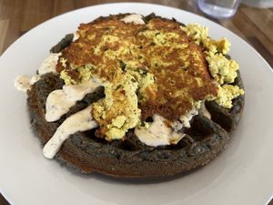savory wafflees  at Off The Griddle - Southeast in Portland