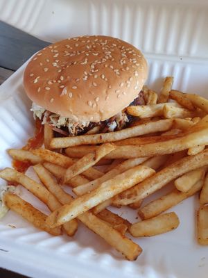 vegan sandwich at Off The Griddle - Southeast in Portland