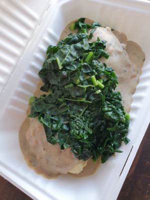 vegan gravy and biscuits at Off The Griddle - Southeast in Portland