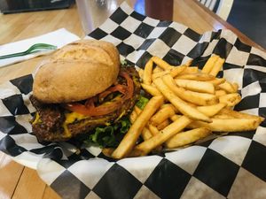 Most Incredible Bacon Cheeze Burger Ever!!! at Off The Griddle - Southeast in Portland