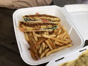 Crunch wrap  at Off The Griddle - Southeast in Portland