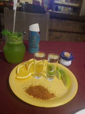 Tequila Shots 😛 Presentation Was Amazing 🤩 at Namaste India in Cabo San Lucas