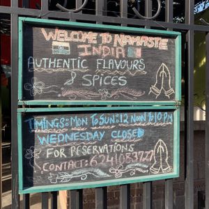 Hours at Namaste India in Cabo San Lucas