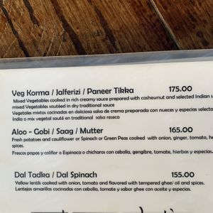 Some can be vegan at Namaste India in Cabo San Lucas