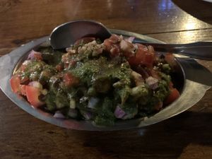 Vegan samosa at Namaste India in Cabo San Lucas