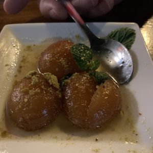 Dessert- veg not vegan at Namaste India in Cabo San Lucas