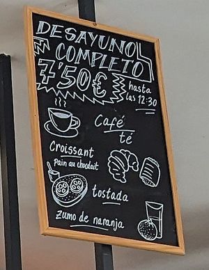  at L'Adore Cafe Bistrot in Madrid