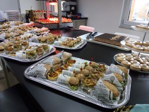Buffet salé et sucré pour un working lunch festif at Delice Vegetal in Kaeerjeng