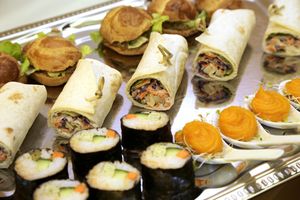 finger food at Delice Vegetal in Kaeerjeng