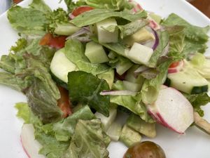Garden salad   at El Patio de Cafe Milagro  in Manuel Antonio