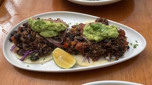 Quinoa Tacos at El Patio de Cafe Milagro  in Manuel Antonio