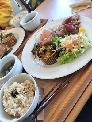 lunch at Mamede no Vege Sweets in Nagoya