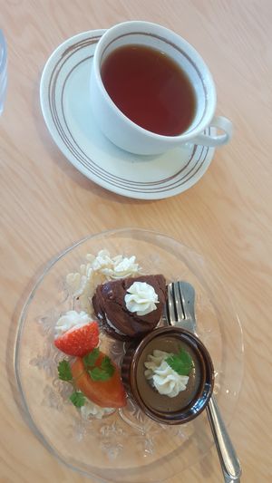 Dessert with set at Mamede no Vege Sweets in Nagoya