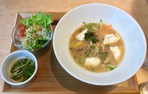 Rice soup at Mamede no Vege Sweets in Nagoya