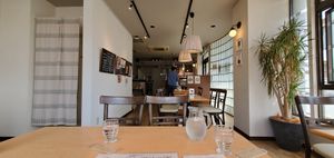 Inside is very comfortable at Mamede no Vege Sweets in Nagoya