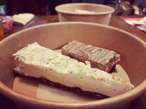 Indian night at The Core, by ‘The Indian Guy’ theindianguy.co.uk - These guys do delivery.... vegan cheesecake 🤍 at The Core in Swindon