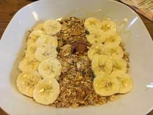 Tropical smoothie bowl at The Core in Swindon