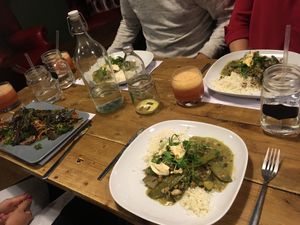 Our meals  at The Core in Swindon