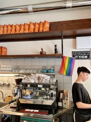 Queer friendly space  at Cafe Bastet in Jerusalem