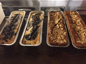 vegan cakes at Cafe Bastet in Jerusalem