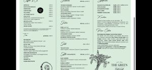 Menu   at The Green in Nuremberg